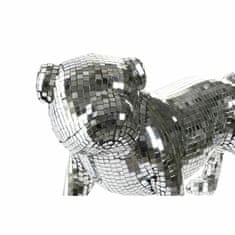 DKD Home Decor Dekorativna figura DKD Home Decor Angleški srebrni buldog iz smole moderno (45,5 x 21,5 x 25 cm)