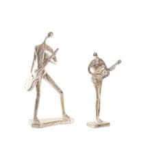 DKD Home Decor Dekorativna figura DKD Home Decor 21 x 13 x 42 cm 17 x 7,5 x 33 cm Golden Music (2 enoti)