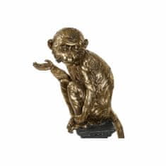 DKD Home Decor Dekorativna figura DKD Home Decor Golden Metal Resin Colonial Monkey (32 x 21 x 105 cm)