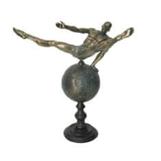 DKD Home Decor Dekorativna figura DKD Home Decor World Golden Resin Gymnast Modern (29 x 16 x 33 cm)