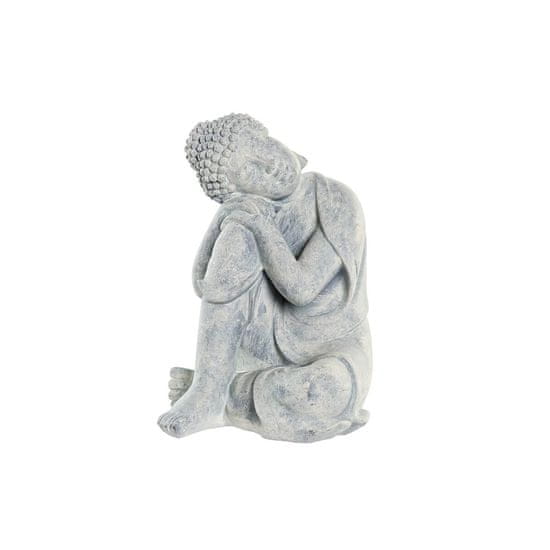 DKD Home Decor Dekorativna slika DKD Home Decor Grey Light grey Buda Oriental 18 x 14 x 23 cm