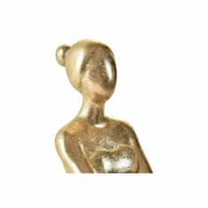 DKD Home Decor Dekorativna figura DKD Home Decor Balerina Zlata smola Temno siva (21,5 x 23 x 32 cm)