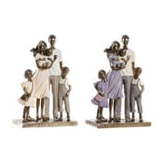 DKD Home Decor Dekorativna figura DKD Home Decor 17,5 x 8,5 x 26 cm Zlata družina (2 enoti)