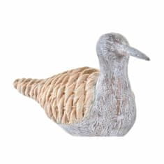 DKD Home Decor Dekorativna slika DKD Home Decor Grey Natural Bird Mediterranean 23 x 9 x 26,7 cm