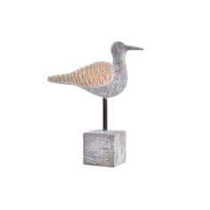 DKD Home Decor Dekorativna slika DKD Home Decor Grey Natural Bird Mediterranean 23 x 9 x 26,7 cm