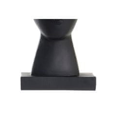 DKD Home Decor Dekorativna figura DKD Home Decor Face Black Golden 14,5 x 10,5 x 27,5 cm (2 enoti)