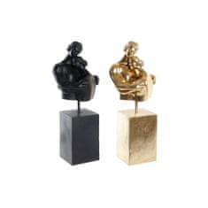 DKD Home Decor Dekorativna figura DKD Home Decor Par Black Golden 15,5 x 13,5 x 37,5 cm (2 enoti)