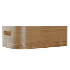 DKD Home Decor Komplet okrasnih škatel DKD Home Decor Naravni les MDF 35,5 x 25 x 10 cm