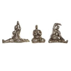 DKD Home Decor Dekorativna figura DKD Home Decor 11 x 22,5 x 17 cm Golden Yoga (3 enote)