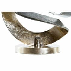 DKD Home Decor Dekorativna figura DKD Home Decor 30 x 29 x 33 cm Abstract Silver Golden Modern (2 enoti)