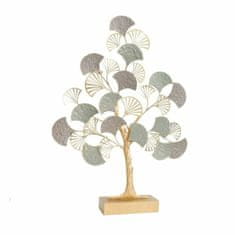 DKD Home Decor Dekorativna figura DKD Home Decor Tree Golden Metal Multicolor Modern (64 x 11 x 87,6 cm)