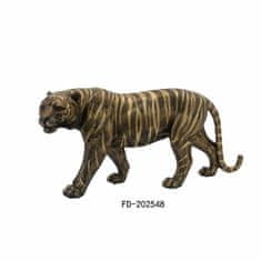 DKD Home Decor Dekorativna slika DKD Home Decor 53 x 13,5 x 23,5 cm Tiger Golden