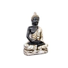 DKD Home Decor Dekorativna slika DKD Home Decor Black Silver Buddha Oriental 80 x 48 x 100 cm