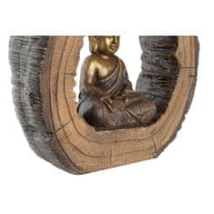 DKD Home Decor Dekorativna figura DKD Home Decor 40 x 13 x 40 cm Zlato rjava Buda Oriental (2 enoti)