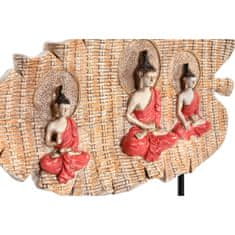 DKD Home Decor Dekorativna figura DKD Home Decor 38 x 6 x 29,5 cm Rdeča Buda Zelena Orientalska (2 enoti)