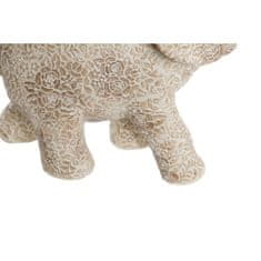 DKD Home Decor Dekorativna figura DKD Home Decor Beige Golden Elephant Colonial 25 x 11,8 x 25 cm (2 enoti)