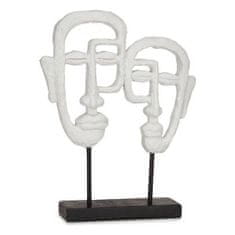 Gift Decor Dekorativna figura Obraz Bela Poliresin (27 x 32,5 x 10,5 cm)