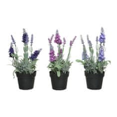 BigBuy Okrasna rastlina 25 cm PVC Lavendar