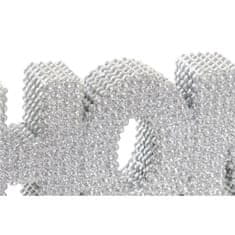 DKD Home Decor Dekorativna figura DKD Home Decor Silver Glitter Modern 25,5 x 3 x 8,5 cm (2 enoti)