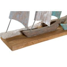 DKD Home Decor Dekorativna slika DKD Home Decor Yachts Metal Mango wood Mediterranean (71 x 14 x 46 cm)