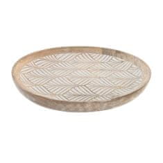 DKD Home Decor Valet Tray DKD Home Decor 20,5 x 20,5 x 2,5 cm Naravni mangov les List rastline Urban