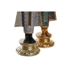 DKD Home Decor Dekorativna figura DKD Home Decor 11,5 x 10 x 43,5 cm Zlato rjava Buda Turkizna Orientalska (2 enoti)