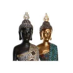 DKD Home Decor Dekorativna figura DKD Home Decor 11,5 x 10 x 43,5 cm Zlato rjava Buda Turkizna Orientalska (2 enoti)