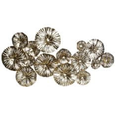 DKD Home Decor Stenska dekoracija DKD Home Decor Golden 134,6 x 10 x 69 cm