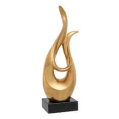 BigBuy Dekorativna figura 12 x 9,5 x 40,5 cm Zlata