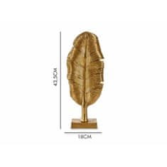 Gift Decor Okrasna Figura Rastlinski list Zlat 8 x 43,5 x 17 cm (6 kosov)