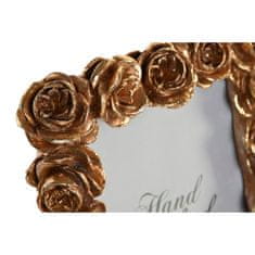 DKD Home Decor Foto okvir DKD Home Decor Golden Resin Roses Romantic 15,5 x 3,2 x 20,3 cm