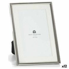 Gift Decor Foto okvir Crystal Silver Steel (13,5 x 18 x 11 cm) (12 enot)