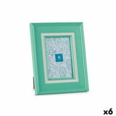 Gift Decor Foto okvir Kristalno zelena plastika (6 enot) (2 x 23 x 18 cm)