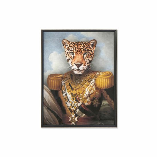 NEW Slika DKD Home Decor Leopard (74 x 3 x 97 cm)