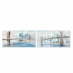 DKD Home Decor Slika DKD Home Decor New York 120 x 3 x 60 cm Loft (2 enoti)