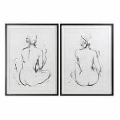 DKD Home Decor Slika DKD Home Decor 70 x 2,5 x 90 cm Lady Modern (2 enoti)