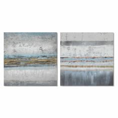 DKD Home Decor Slika DKD Home Decor 100 x 2,8 x 100 cm Abstract Modern (2 enoti)