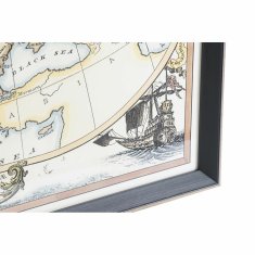 NEW Slika DKD Home Decor Zemljevid Sveta (83,5 x 3 x 63,5 cm)