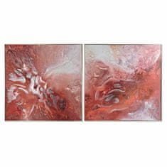 DKD Home Decor Slikarstvo DKD Home Decor Abstract 121,5 x 5 x 121,5 cm (2 enoti)