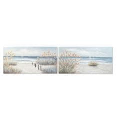 DKD Home Decor Slika DKD Home Decor Plaža Sredozemlje 140 x 3 x 70 cm (2 enoti)