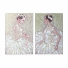 NEW Slika DKD Home Decor 80 x 3 x 120 cm Baletni Plesalec Tradicionalna (2 kosov)