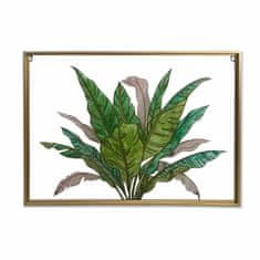 NEW Platno DKD Home Decor Tropical Rastlinski list (80 x 3 x 60 cm)
