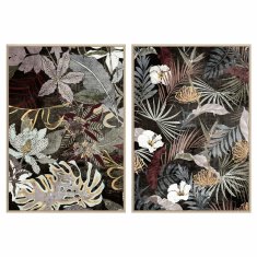 NEW Slika DKD Home Decor Tropical Rastlinski list 83 x 4,5 x 122,5 cm 83 x 4,5 x 123 cm (2 kosov)