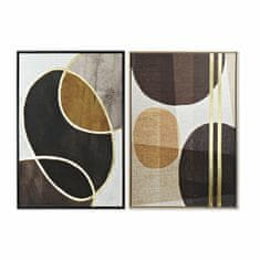 DKD Home Decor Slikarstvo DKD Home Decor Abstract Modern 84 x 4,5 x 124 cm (2 enoti)