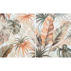 DKD Home Decor Slikarstvo DKD Home Decor Tropical 80 x 3,7 x 100 cm (2 enoti)