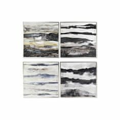 DKD Home Decor Slikarstvo DKD Home Decor 79 x 2,5 x 79 cm Abstract Modern (4 kosi)