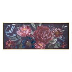 BigBuy Slikarstvo 135 x 3,5 x 55 cm Platno Rože