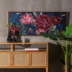 BigBuy Slikarstvo 135 x 3,5 x 55 cm Platno Rože