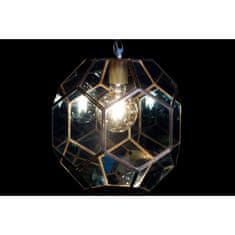 NEW Stropna Svetilka DKD Home Decor Kristal Modra Zlat Medenina 50 W (28 x 28 x 31 cm)