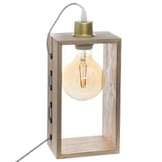 Atmosphera Namizna svetilka Atmosphera Wood Brown 25 W 220-240 V